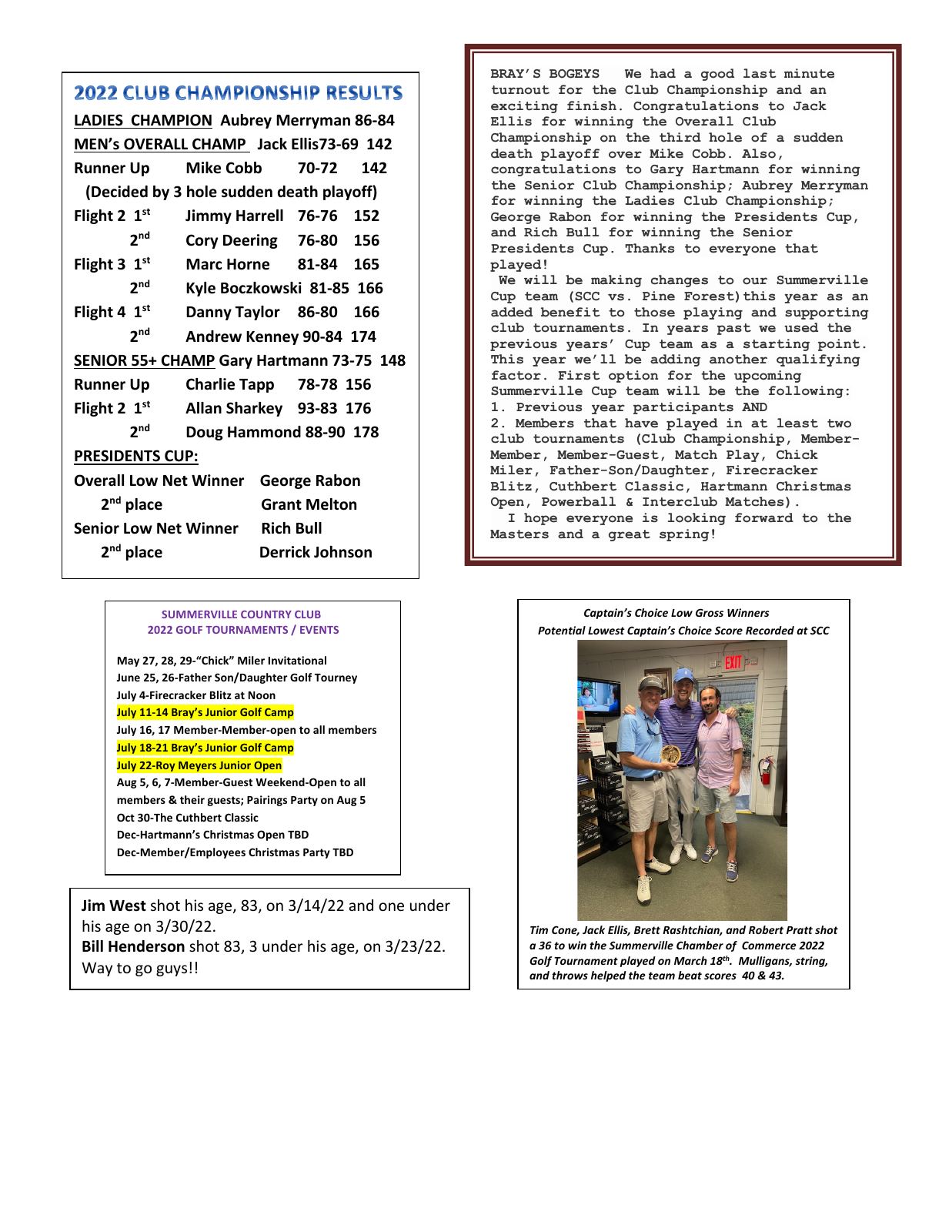 April 2022 newsletter, page 2 of 3