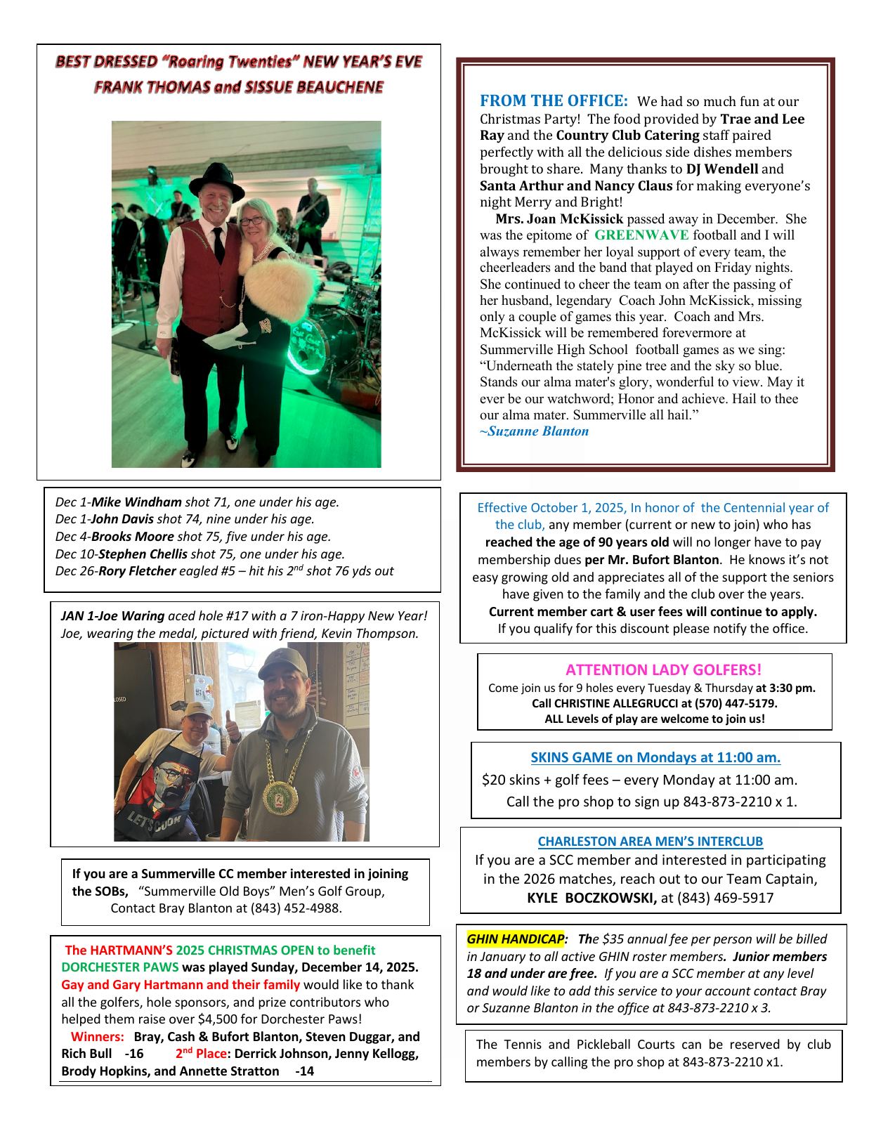 January 2026 newsletter, page 2 of 2