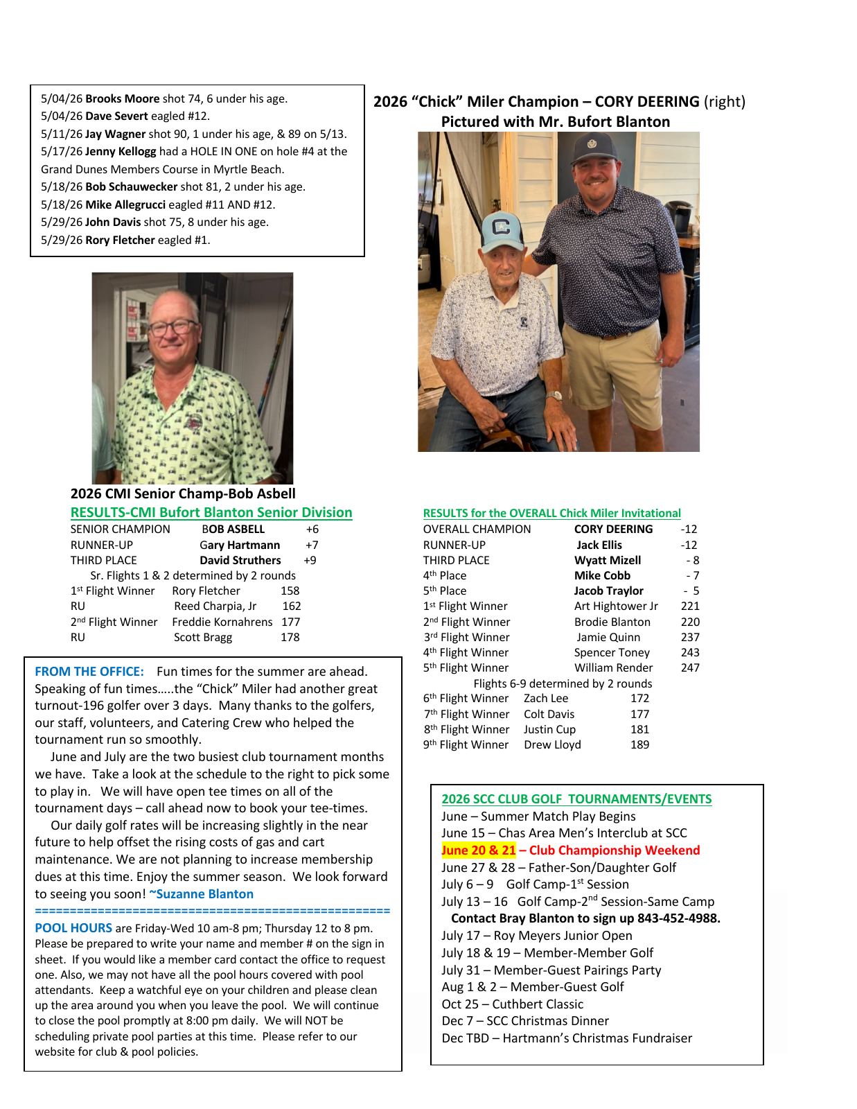 June 2026 newsletter, page 2 of 2